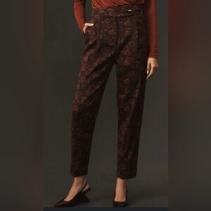 Maeve Jacquard High-Rise Trousers size 2